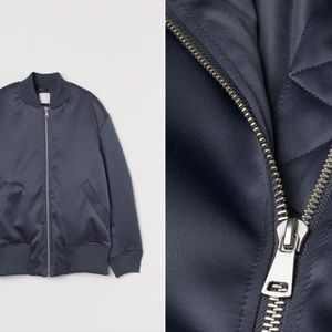 H&M SATIN BOMBER BRAND NEW